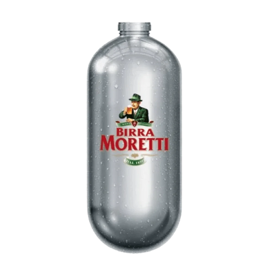 Birra Moretti 20L Keg (For David Unit, NEW Brewlock Keg)